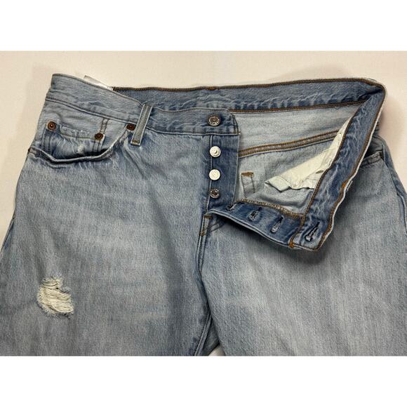 Levi's 501CT Women's Customized & Tapered Denim Jeans - Size 29x32 (33x27.5) - Picture 2 of 6